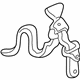 Mopar 5GD62LAZAH Seat Belt Rear Outer