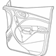 Mopar 1SW121X9AD Panel Front Door Trim