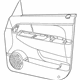 Mopar 1JY021DVAA Panel Front Door Trim