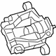 Mopar 68318172AA Caliper Assembly Disc Brake Rear