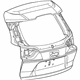 Mopar 6RW71DX9AH Liftgate Color Indicates Interior Color