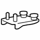 Mopar 68240040AD Bracket Hinge Center Hinge Include Rollers