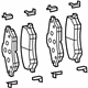 Mopar 68260870AB Pad Kit Front Disc Brake