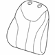 Mopar 68229743AA Foam Seat Back Front Left
