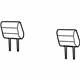 Mopar 6AA62STTAB Headrest Rear