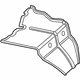 Mopar 56029753AA Shield Splash