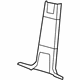 Mopar 1DX56DX9AB Panel B Pillar Lower Trim Lower