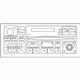 Mopar 56038518AE Radio AM/FM Cassette With CD Control