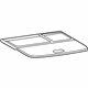 Mopar 1UC86DX9AC Cover Rear Cargo Floor