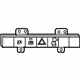 Mopar 56046129AB Switch 3 Gang