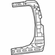 Mopar 68310030AF Panel C Pillar Inner