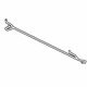 Mopar 68086583AA Bar Deck Lid Hinge Torsion Front