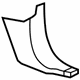 Mopar 1SL40DX9AB Panel Cowl Side Trim