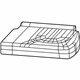 Mopar 6ED25LV5AA Cover Rear Seat Cushion 3RD Row