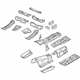 Mopar 68174051AC Pan Front Floor Complete