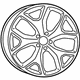 Mopar 6DD07VXWAA Wheel Aluminum