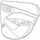 Mopar 1SX121X9AD Panel Rear Door Trim
