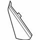 Mopar 1TR40DX9AA Cover Mirror Flag