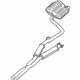 Mopar 68271448AA Muffler And Tailpipe Exhaust with Tip, Not Serviced Separate