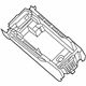 Mopar 6WX73HL1AA Console Base