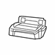 Mopar 6YQ35LA3AA Cover Rear Seat Cushion Left