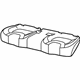 Mopar 6ST48LR5AC Cover Rear Seat Cushion