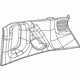 Mopar 5US22PS4AC Panel Quarter Trim Upper, Includes C/D Pillar Caps, Clips