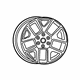 Mopar 5YD611NWAB Wheel Aluminum