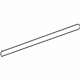 Mopar 55112379AF Weatherstrip Rear Door Belt Outer