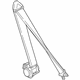 Mopar 6EB031D2AB Seat Belt Rear Outer