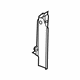 Mopar 68377176AA Reinforcement D Pillar, Rear Passenger Side