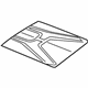 Mopar 68277597AA Panel Sunroof Rear Panel