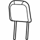 Mopar 6AA84STTAB Headrest Front