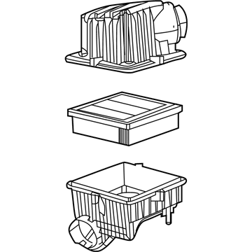 Jeep 68403697AA Air Cleaner Assembly