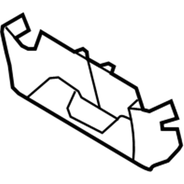 Mopar 5139371AA Front Shield, Rear Center