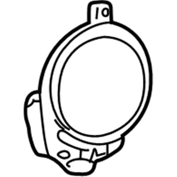 Mopar 56038610AC Speaker, Rear Outer