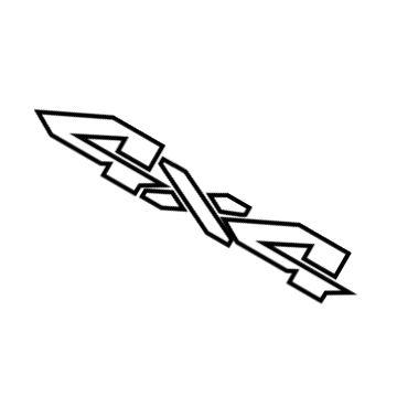 Mopar 68276326AD Nameplate, Rear