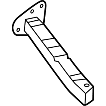 Mopar 68082374AB Support Bar, Front Lower Passenger Side