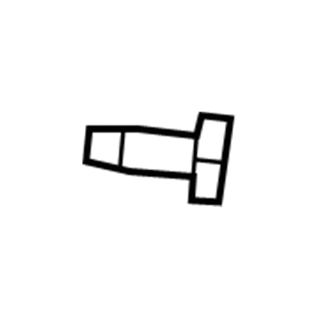 Jeep 6105124AA Outer Belt Assembly Mount Bolt