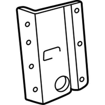 Mopar 55074590 Check Strap Bracket, Rear Driver Side