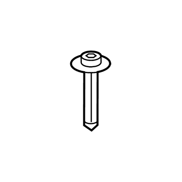 Jeep 6510174AA Lower Shield Screw