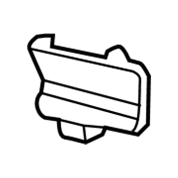 Mopar 1SJ40RXFAB Tow Eye Cap, Front Passenger Side
