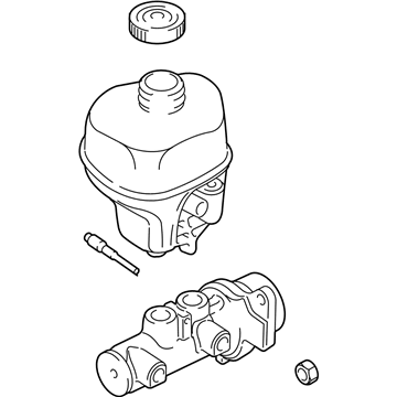 2005 Dodge Ram 2500 Brake Master Cylinder - 5093407AB