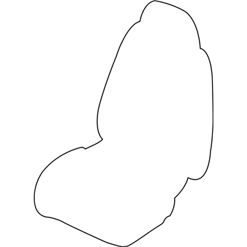 Mopar WX851T5AA Seat Back, Tan, Front Driver Side
