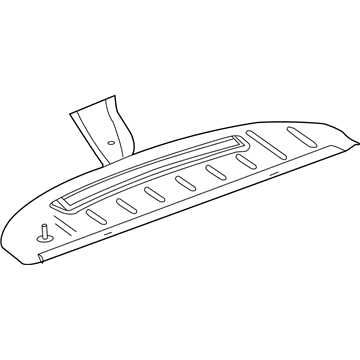 Mopar 5029611AC Underbody Shield, Front
