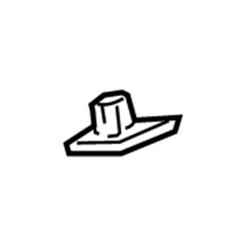 Dodge 5108228AA Sunvisor Clip