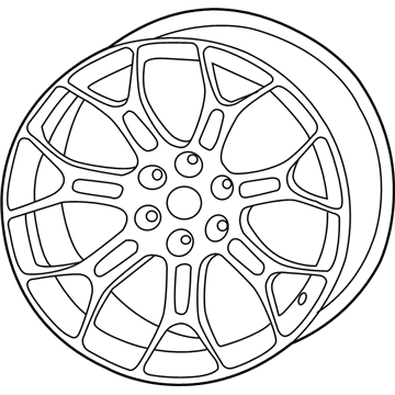 2013 Dodge Viper Spare Wheel - 1WR18RXFAA