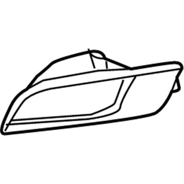 Jeep 55112679AA Reflector
