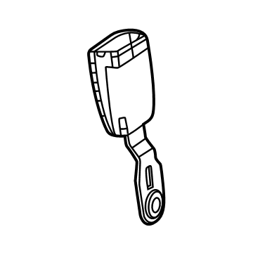 Jeep 6XH971T5AD Center Buckle