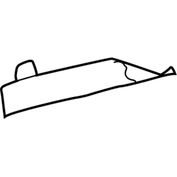 Mopar 4760357 Reflector, Front Driver Side